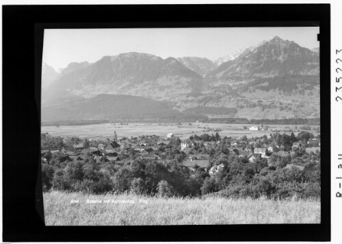 Satteins mit Gurtisspitze / Vorarlberg