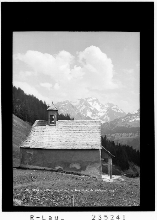 Blick vom Faschinajoch auf die Rote Wand / Grosses Walsertal / Vorarlberg : [Blick von Faschina]