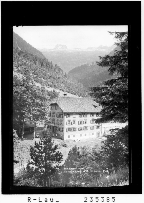 Bad Rotenbrunnen mit Misthaufen 2431 m / Grosses Walsertal / Vorarlberg