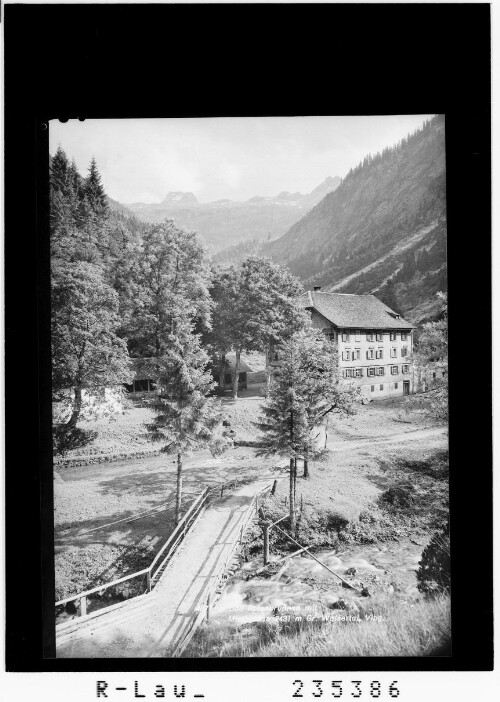 Bad Rotenbrunnen mit Misthaufen 2431 m / Grosses Walsertal / Vorarlberg