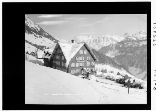 Gasthof Stern in Fontanella 1016 m / Vorarlberg