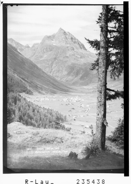 Galtür 1583 m mit Ballunspitze 2673 m / Tirol