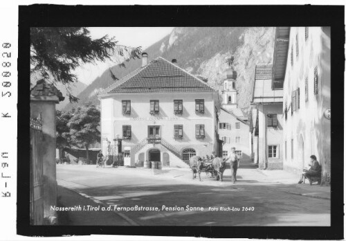 Nassereith in Tirol an der Fernpaßstrasse, Pension Sonne