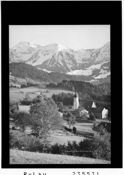 Langenegg mit Winterstaude 1878 m