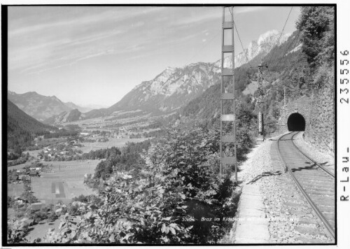 Braz im Klostertal mit Arlbergbahn / Vorarlberg