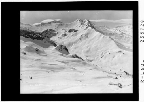 Silvretta - Idalpe gegen Piz Roz 3097 m, Paulinerkopf und Höllenspitze