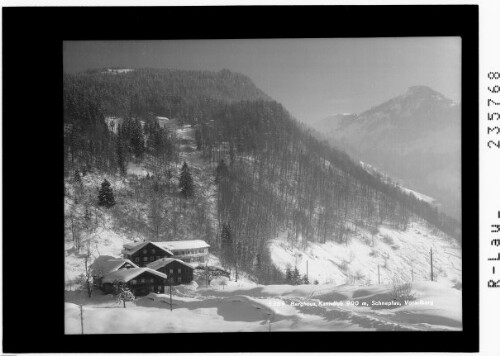 Berghaus Kanisfluh 900 m, Schnepfau, Vorarlberg