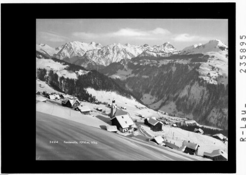 Fontanella 1016 m / Vorarlberg