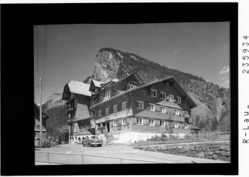 Gasthaus Krone / Au im Bregenzerwald : [Hotel Krone]