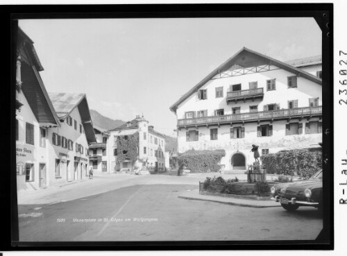 Mozartplatz in St. Gilgen am Wolfgangsee