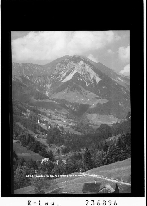 Sonntag im Grossen Walsertal gegen Blasenka / Vorarlberg