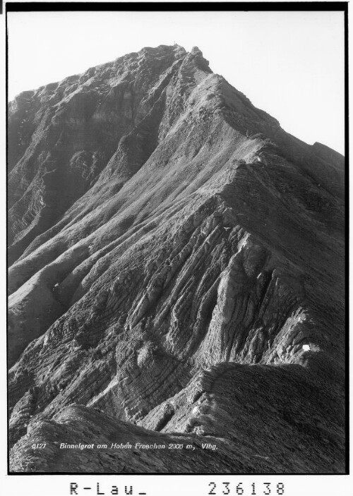 Binnelgrat am Hohen Freschen 2006 m / Vorarlberg
