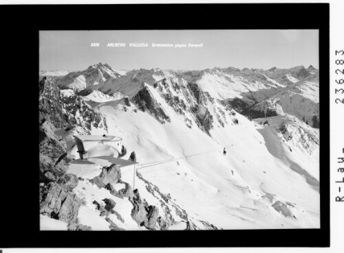 Arlberg / Vallugabahn Gratstation gegen Ferwall