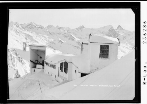 Arlberg / Vallugabahn Gratstation gegen Ferwall