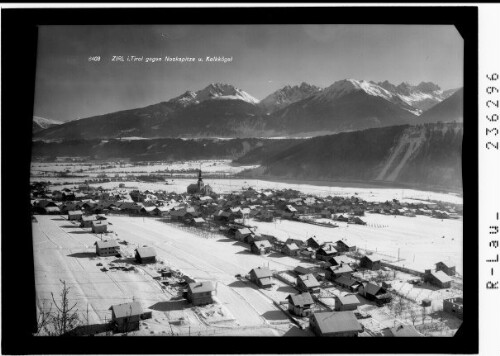 Zirl in Tirol gegen Nockspitze und Kalkkögel