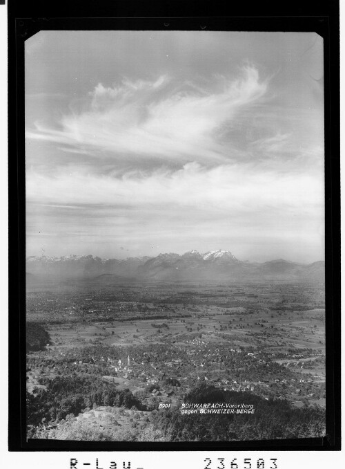 Schwarzach - Vorarlberg / gegen Schweizer Berge