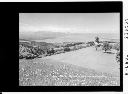 Eichenberg ober Lochau gegen Schweizer Berge / Vorarlberg