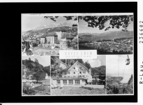Hotel Eden / Bad Röthis / Vorarlberg : [Hotel Eden in Röthis mit diversen Ansichten aus Vorarlberg]