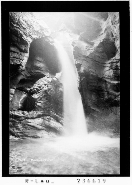 Burggrabenklamm : [Burggrabenklamm bei Burgau / Wasserfall]