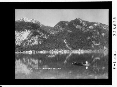 Hallstättersee gegen Hallstatt