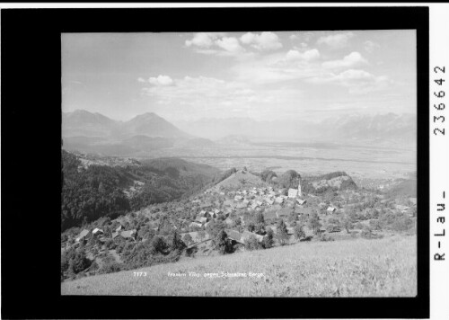 Fraxern / Vorarlberg / gegen Schweizer Berge