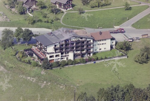 Schrägluftaufnahmen von Gebäuden der Gemeinde Bürserberg