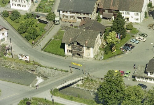 Schrägluftaufnahmen von Gebäuden der Gemeinde Nenzing