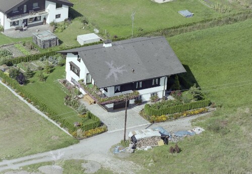 Schrägluftaufnahmen von Gebäuden der Gemeinde Hard