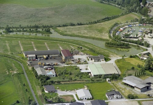 Schrägluftaufnahmen von Gebäuden der Gemeinde Lauterach