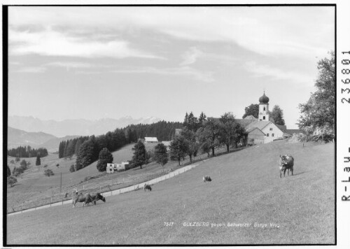 Sulzberg gegen Schweizer Berge / Vorarlberg : [Sulzberg gegen Balfrieser Berge - Churfirsten und Alpsteingruppe mit Altmann und Säntis]
