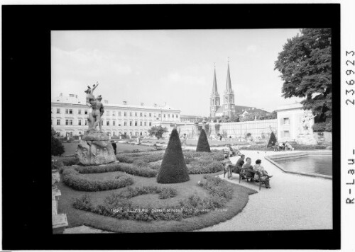 Salzburg / Schloß Mirabell und St. Andrä Kirche