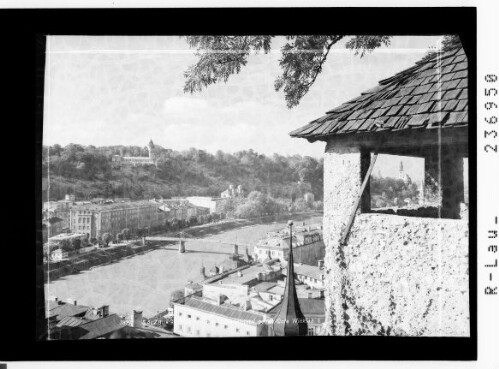 Blick von der Hettwerbastei gegen Cafe Winkler