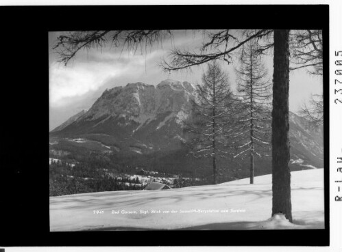 Bad Goisern / Salzkammergut / Blick von der Sessellift-Bergstation zum Sarstein