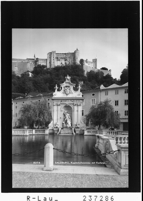 Salzburg / Kapitelschwemme mit Festung
