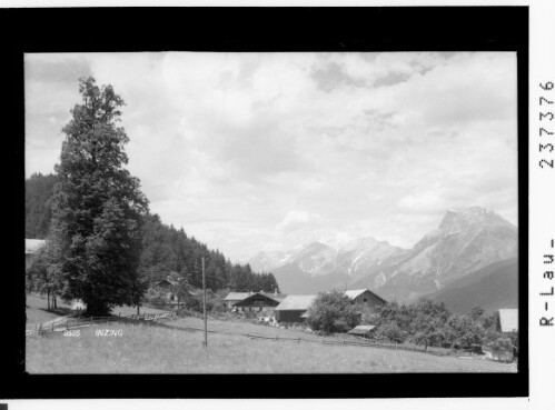 Inzing : [Blick von Inzing gegen das Mieminger Gebirge / Tirol]