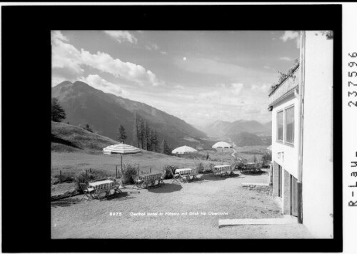 Gasthof Inntal in Mösern mit Blick ins Oberinntal
