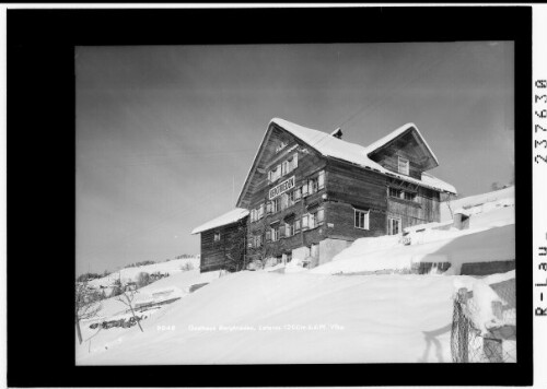 Gasthaus Bergfrieden / Laterns 1200 m ü. d. M. / Vorarlberg