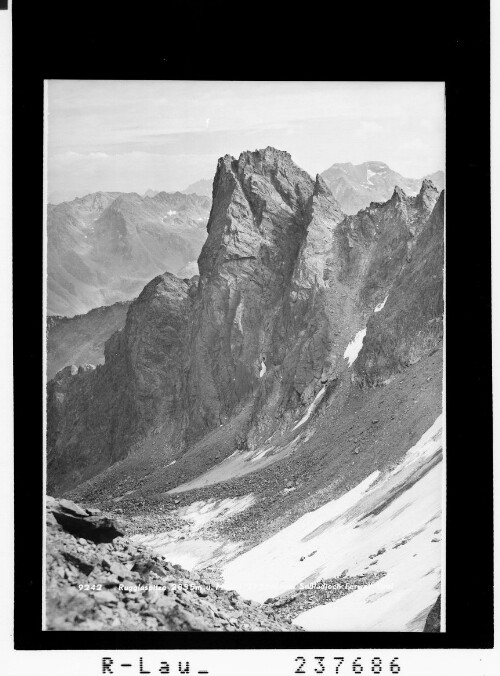 Rugglespitze 2835 m und Michel 2736 m vom Seßladjoch / Ferwall / Tirol