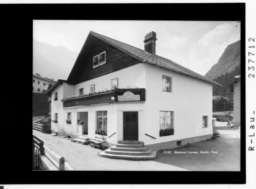 Bäckerei Lorenz / Galtür / Tirol