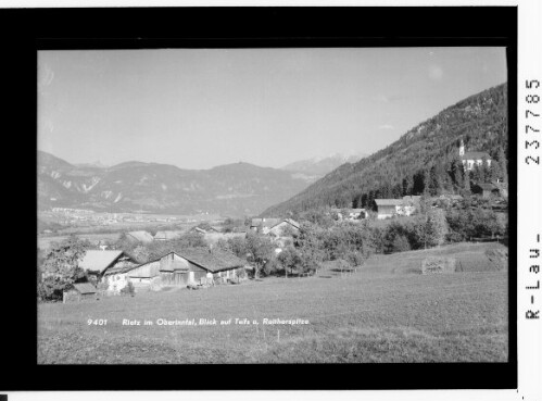 Rietz im Oberinntal / Blick auf Telfs und Reitherspitze