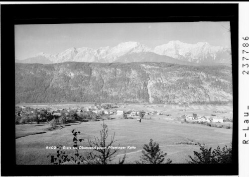 Rietz im Oberinntal gegen Mieminger Kette