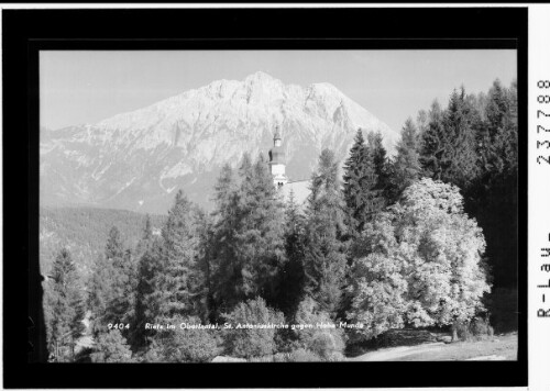 Rietz im Oberinntal / St. Antoniuskirche gegen Hohe Munde