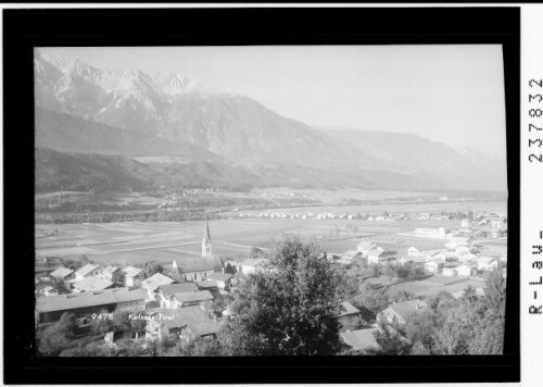 Kolsass / Tirol : [Kolsass gegen Vomperkette mit Mittagspitze und Stanserjoch]