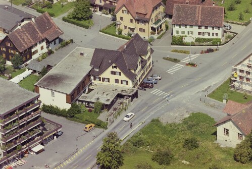 Schrägluftaufnahmen von Gebäuden der Gemeinde Röthis