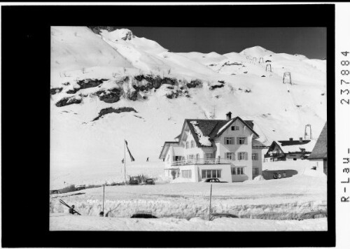 Haus Valluga in Zürs am Arlberg : [Haus Valuga gegen Zürserseekopf]