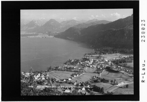 Blick vom Plombergstein auf St.Gilgen am Abersee