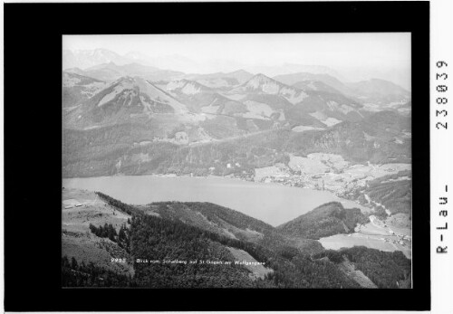 Blick vom Schafberg auf St.Gilgen am Abersee