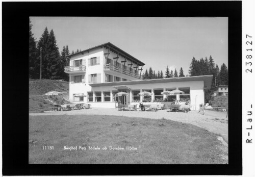 Berghof Fetz / Bödele ob Dornbirn 1150 m