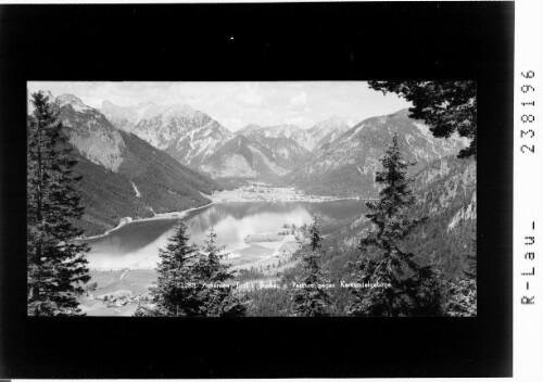 Achensee / Tirol / Buchau und Pertisau gegen Karwendelgebirge