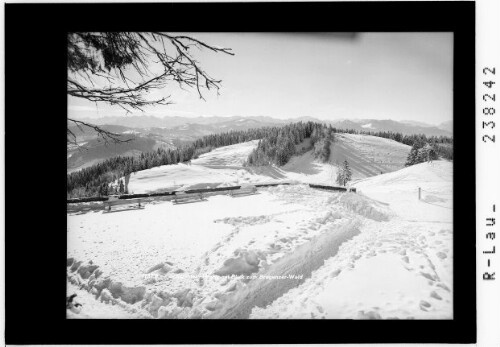 Schigebiet Pfänder mit Blick zum Bregenzer Wald